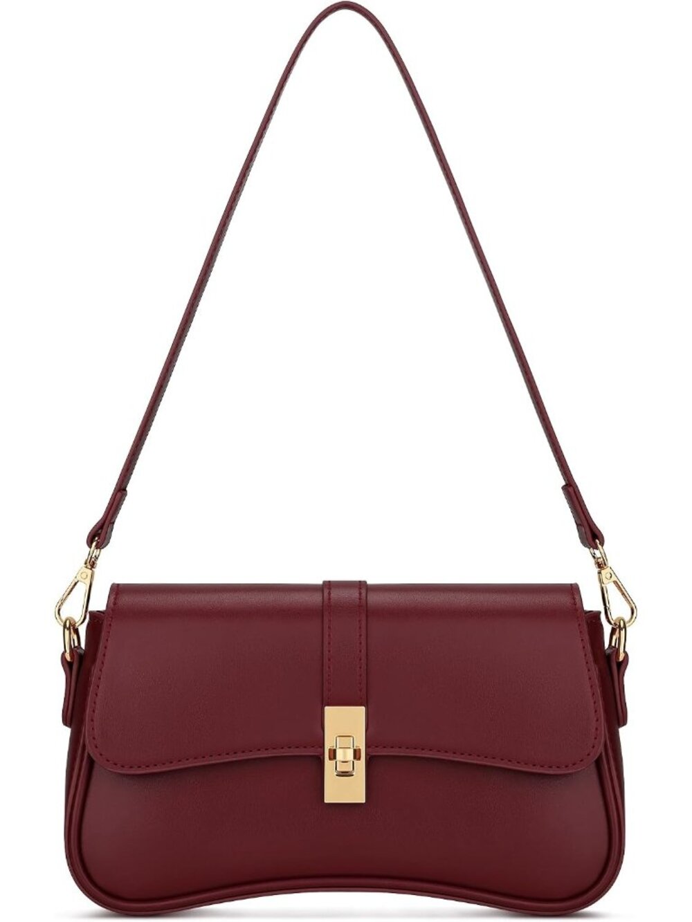 👜Women's Wine Small Hobo Shoulder Bag Retro Underarm Crossbody Clutch Purse